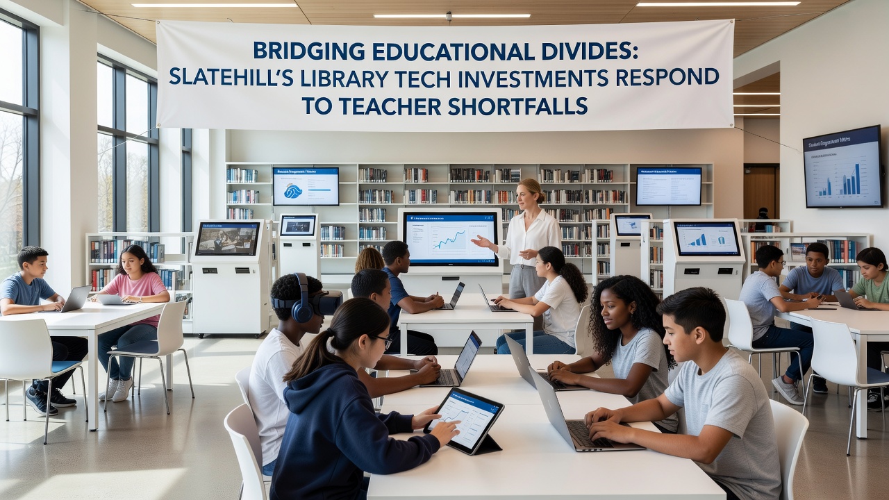 Bridging Educational Divides: Slatehill's Library Tech Investments Respond to Teacher Shortfalls